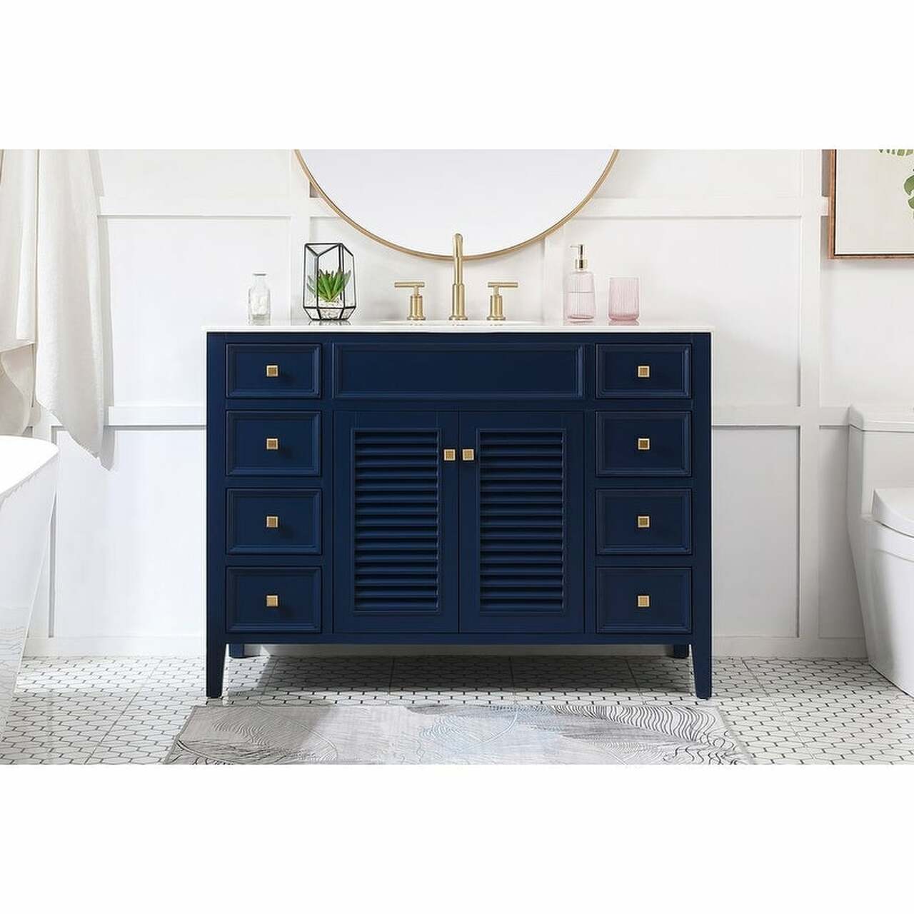 Bathroom Vanity Navy