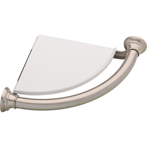 Bathroom Corner Shelf Brushed Nickel