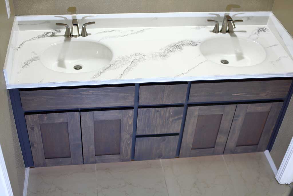 DIY Bathroom Vanity Top Ideas