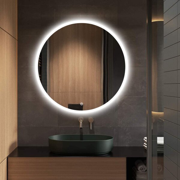 Bathroom Mirror With Light Canopy