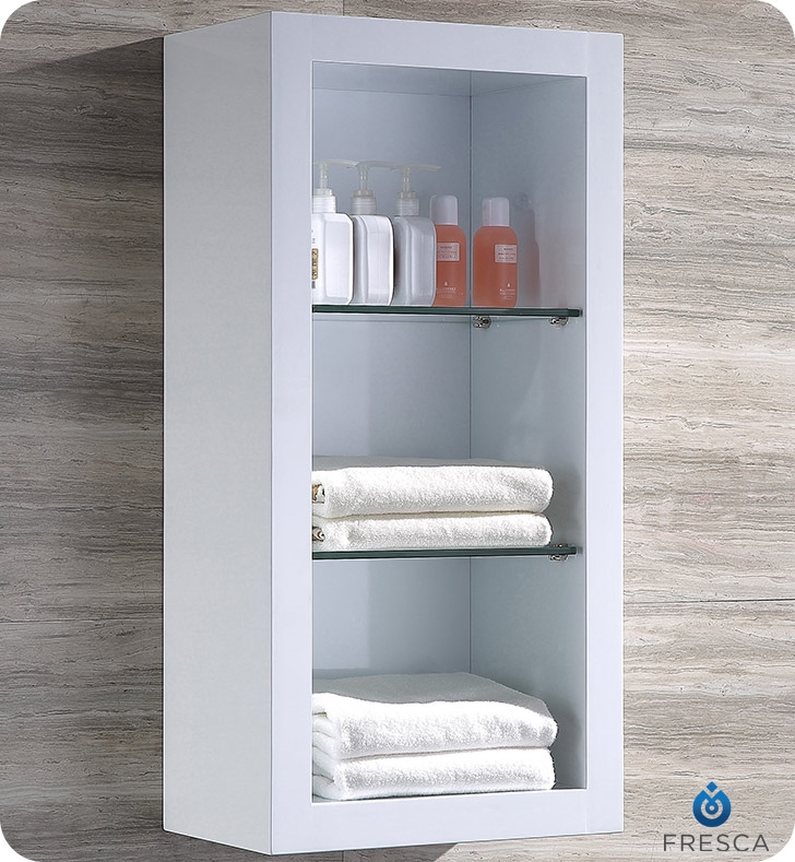 Bathroom Cabinets With Side Shelves