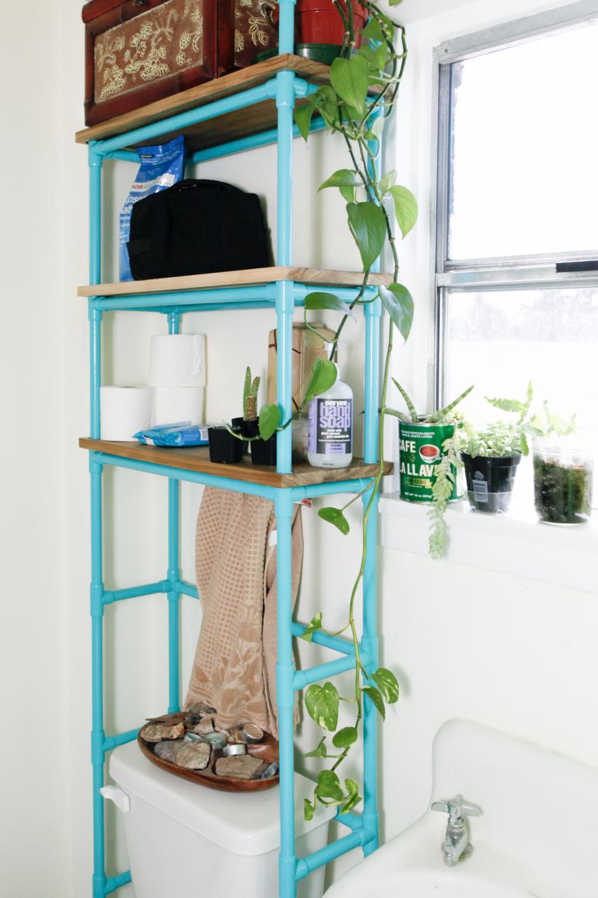 Pvc Pipe Bathroom Storage