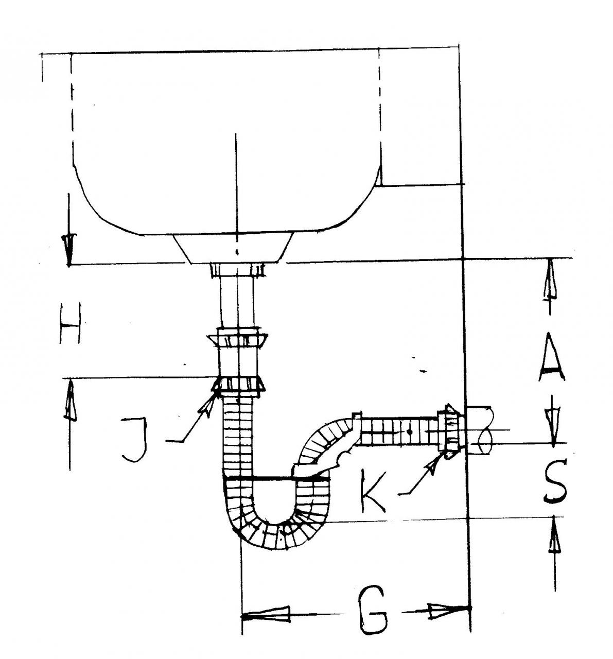 Bathroom Sink Waste Size