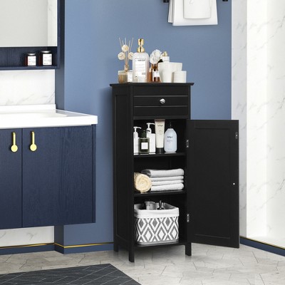 Bathroom Storage Cabinet Black