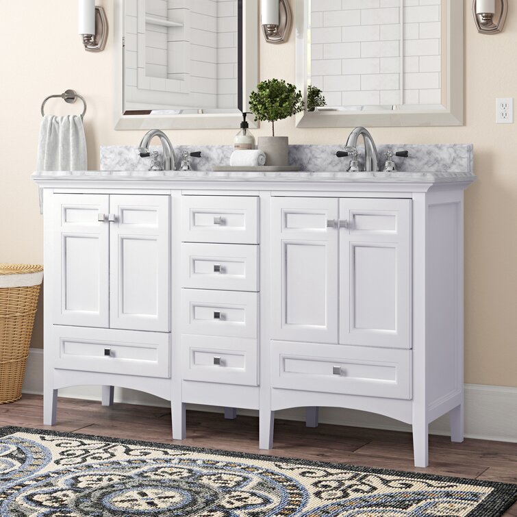 Double Sink Bathroom Vanity Set