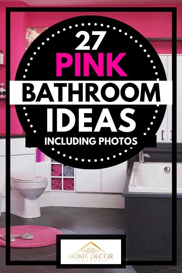 Pink Black Bathroom Accessories