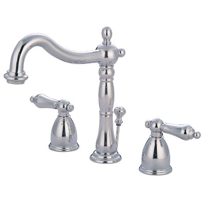 Victorian Chrome Widespread Bathroom Faucet