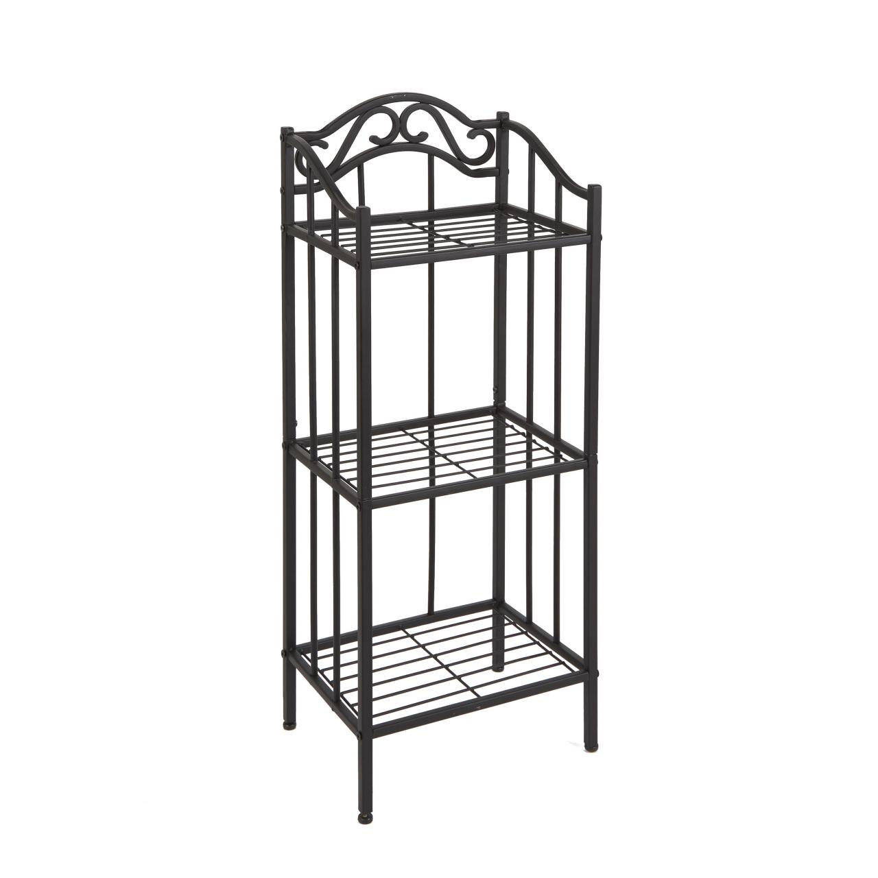 Metal Bathroom Floor Shelf