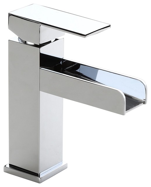 Modern Chrome Bathroom Faucet