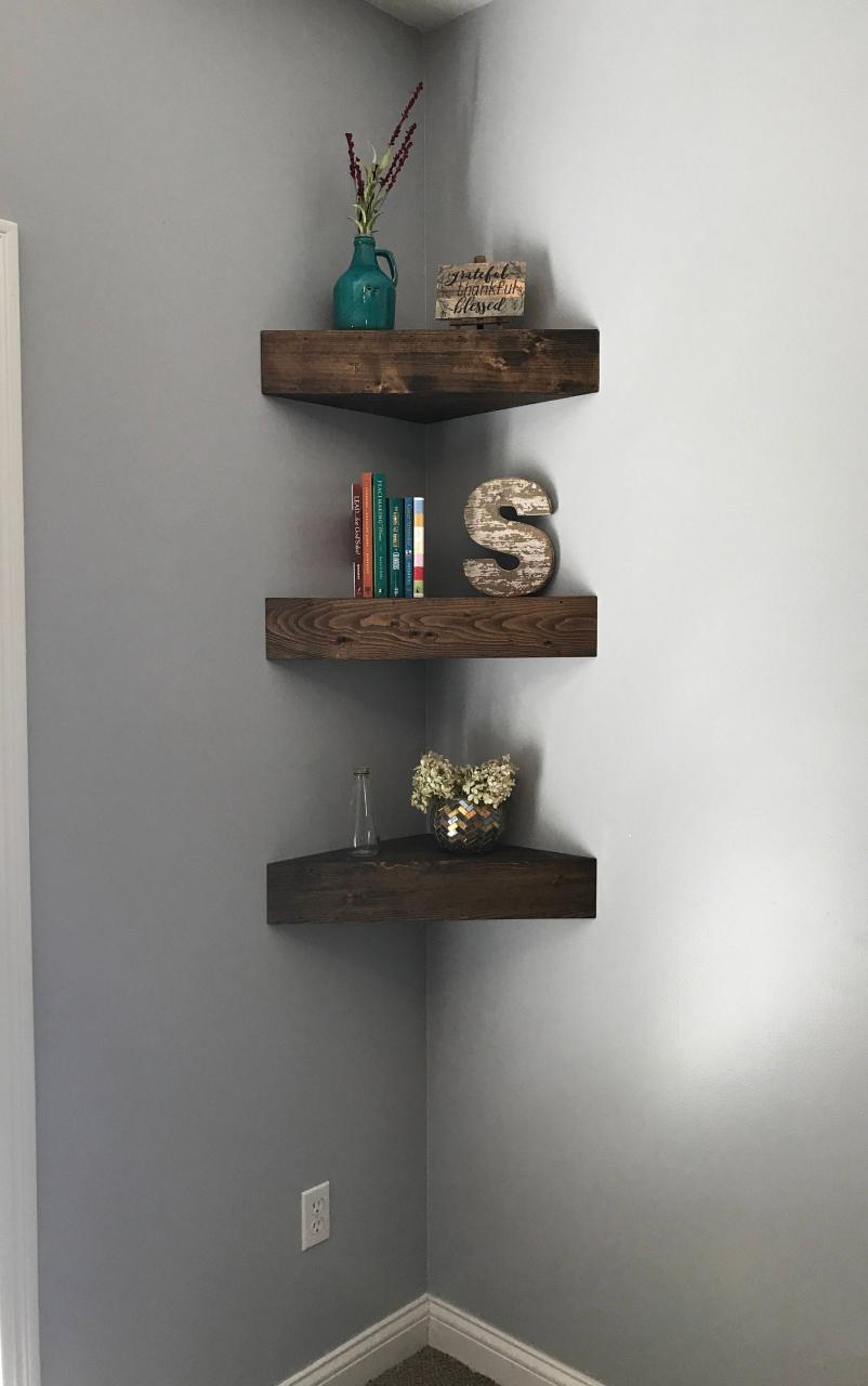 Bathroom Corner Hanging Shelf