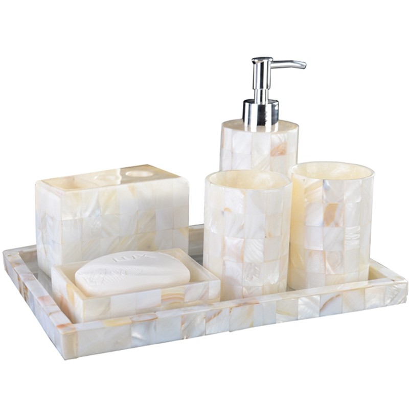 Seashell Bathroom Accessories Sets