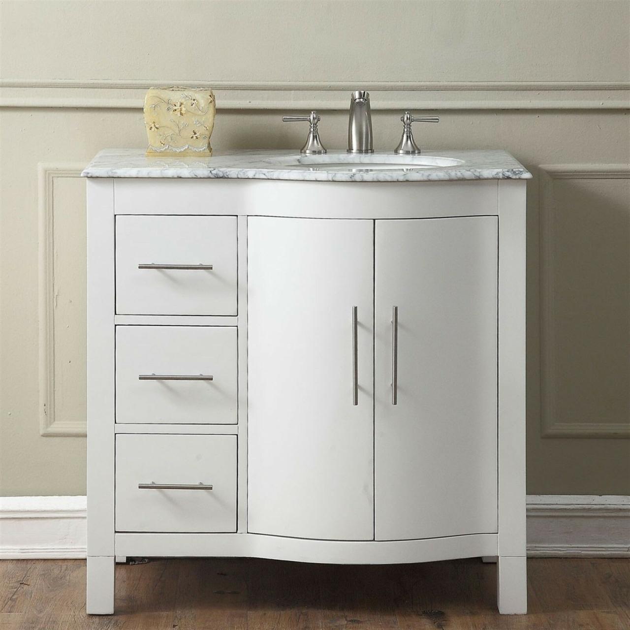 Narrow Depth Bathroom Cabinet