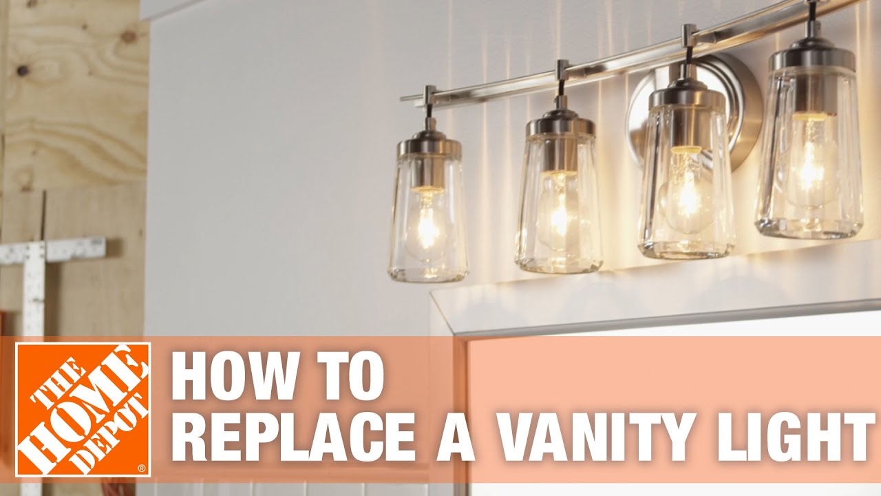 How To Replace Bathroom Light Bar