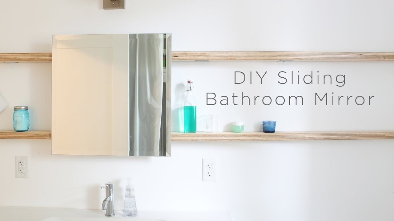 Sliding Bathroom Mirror Hardware