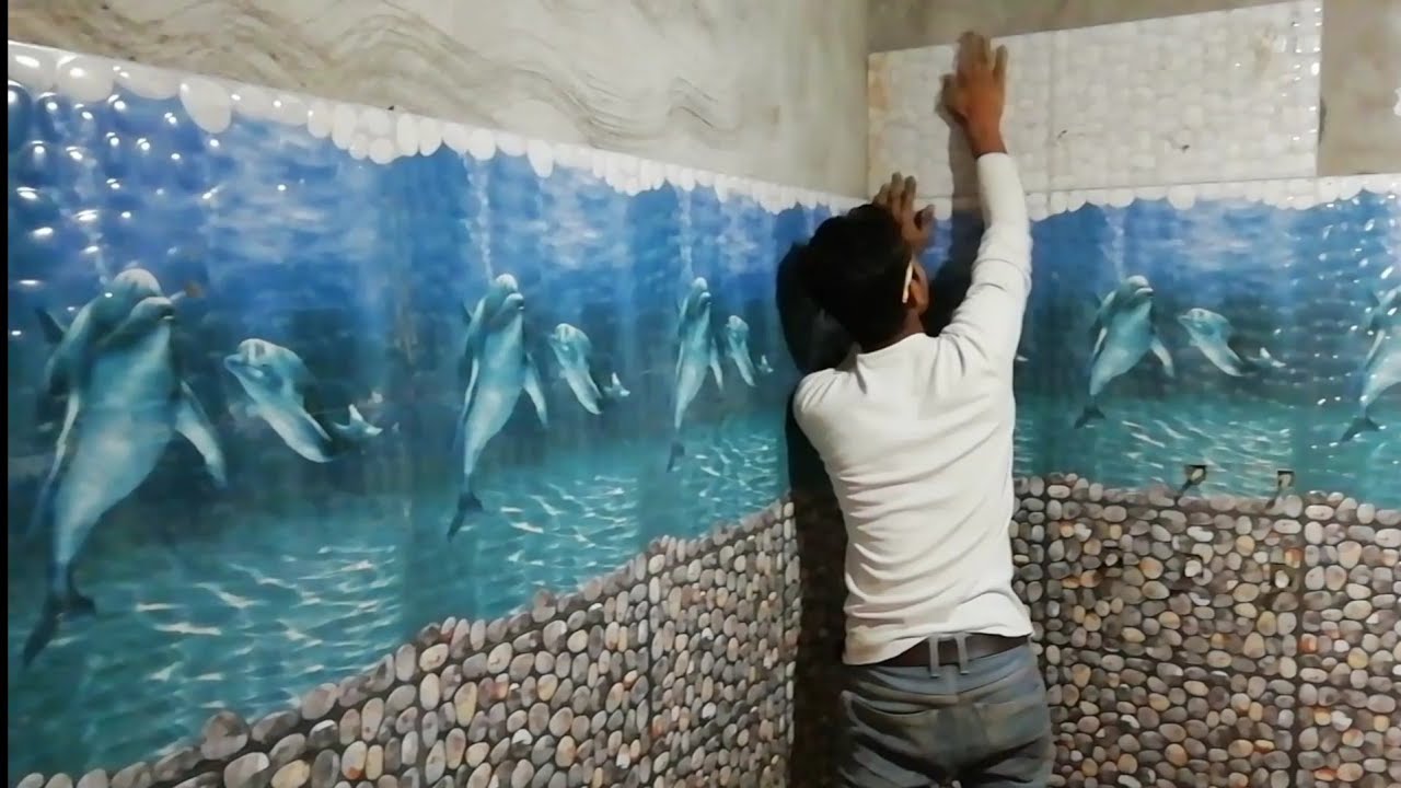 Bathroom Tile Fish Design