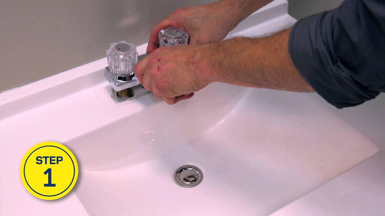 How To Replace A Bathroom Faucet Video