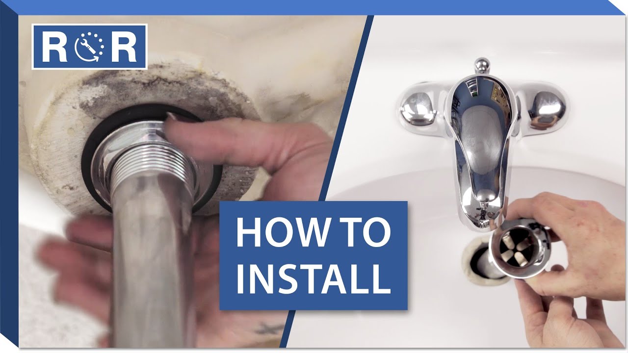 Bathroom Sink Drain Pipe Repair