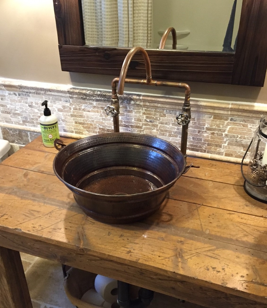 Bathroom Sink Rustic