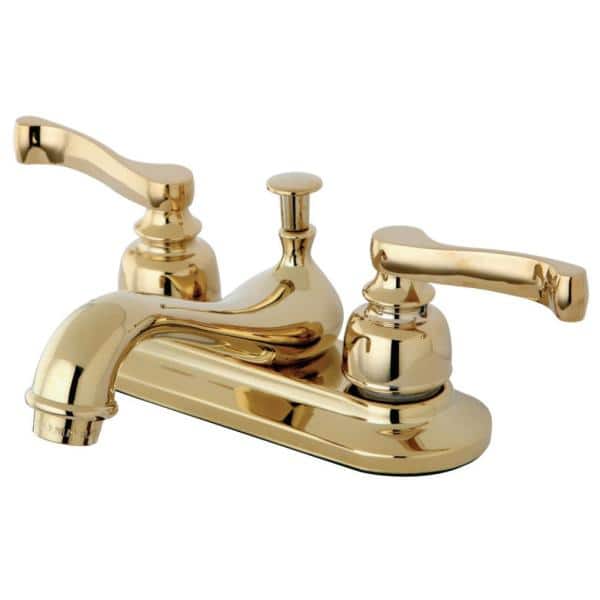 4 Polished Brass Bathroom Faucets