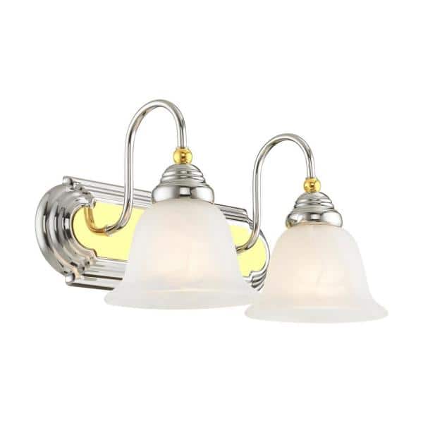 Chrome And Brass Bathroom Light Fixtures