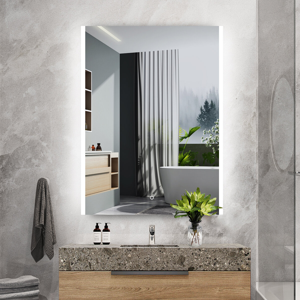 Bathroom Mirror 800 X 800