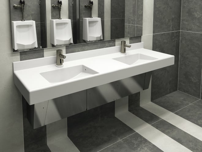 Bathroom Sink Enclosure