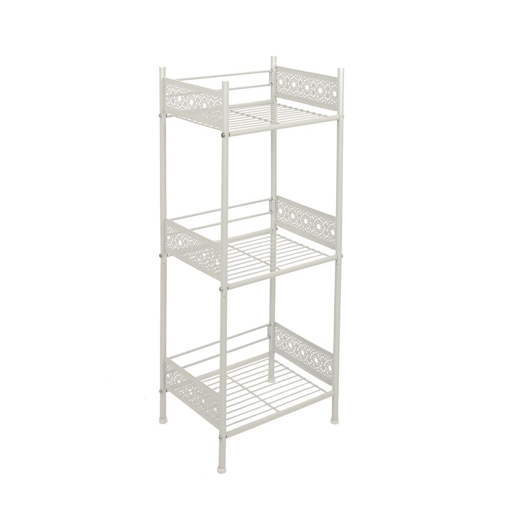 Filigree Bathroom Floor Shelf