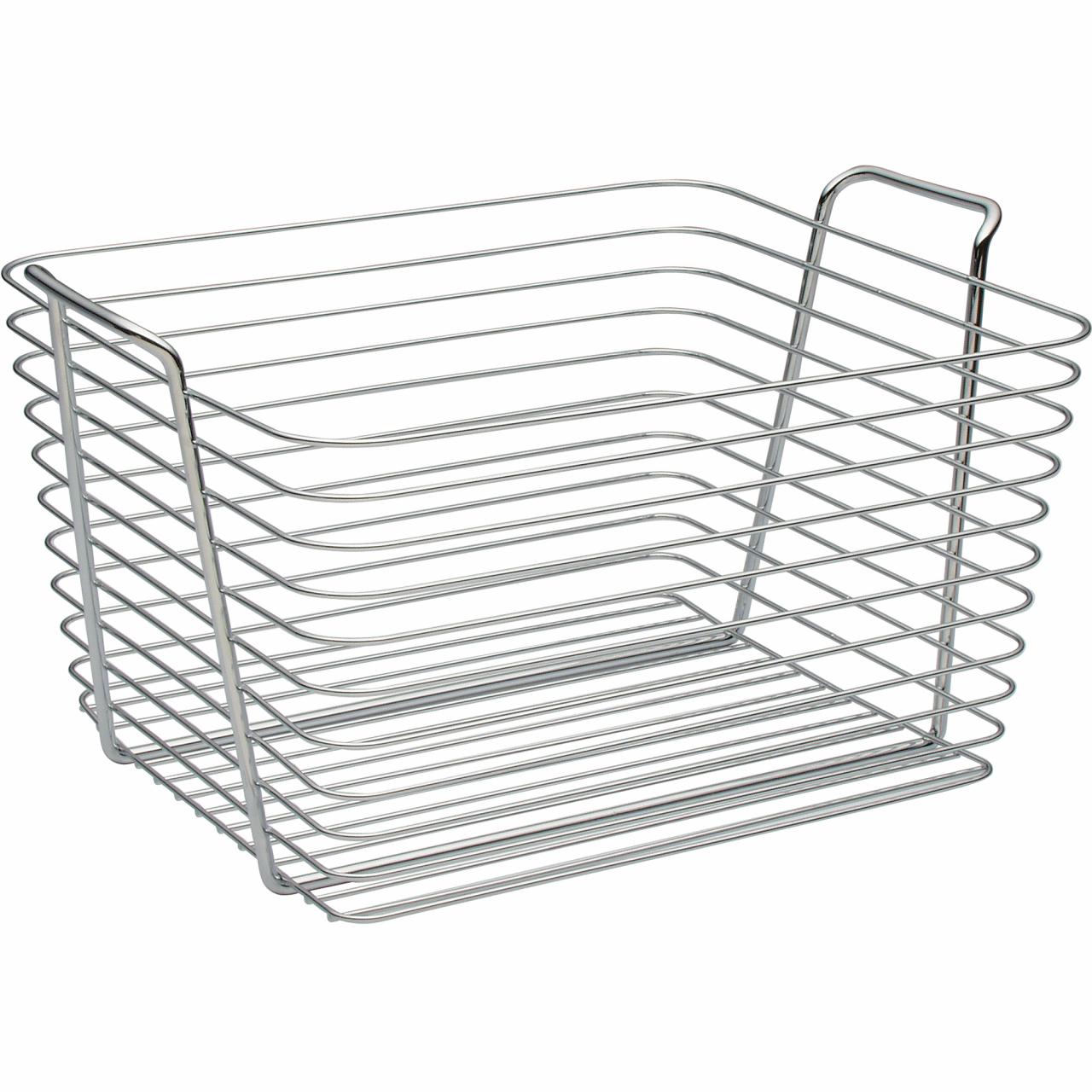 Chrome Bathroom Storage Baskets