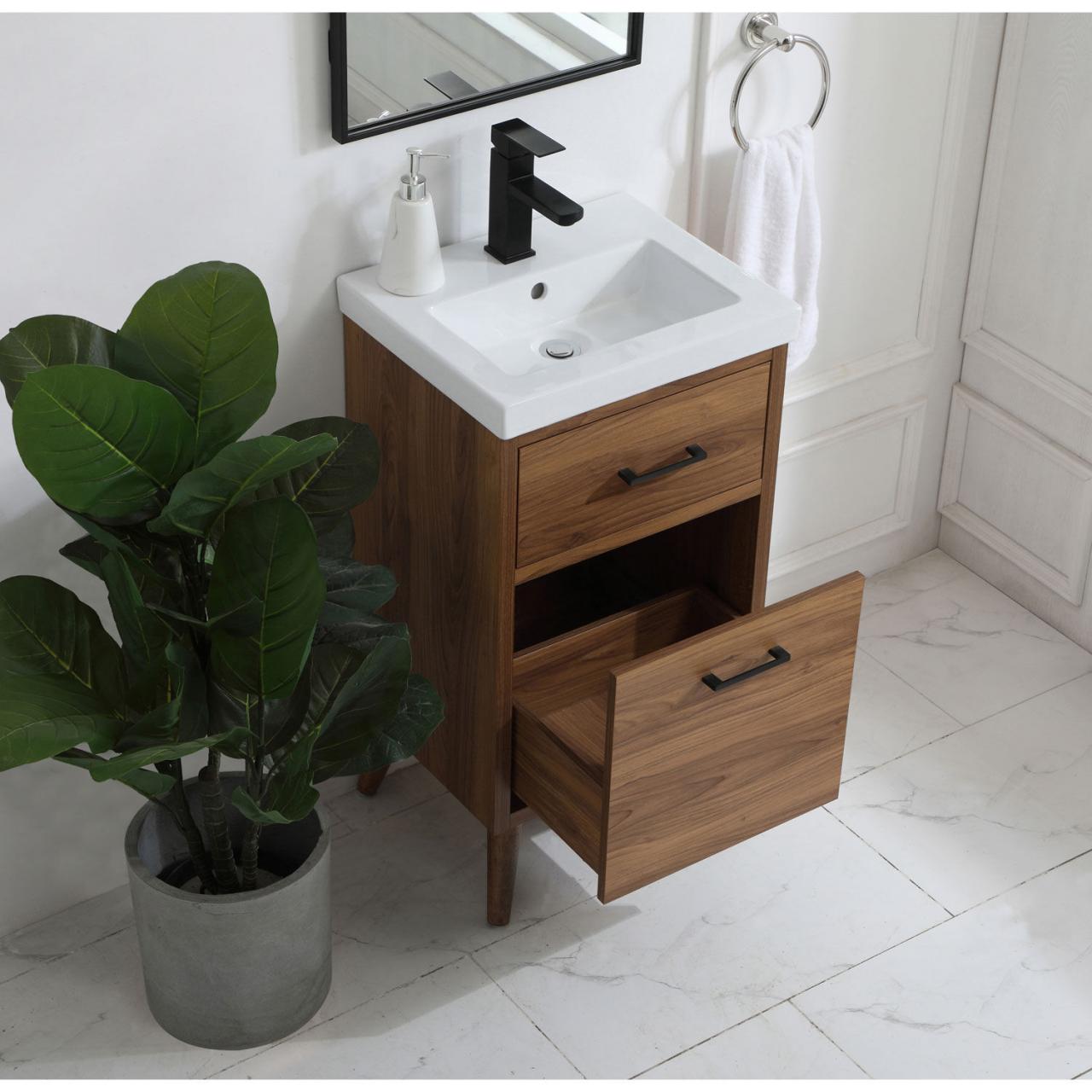 18 Inch Bathroom Vanity Set