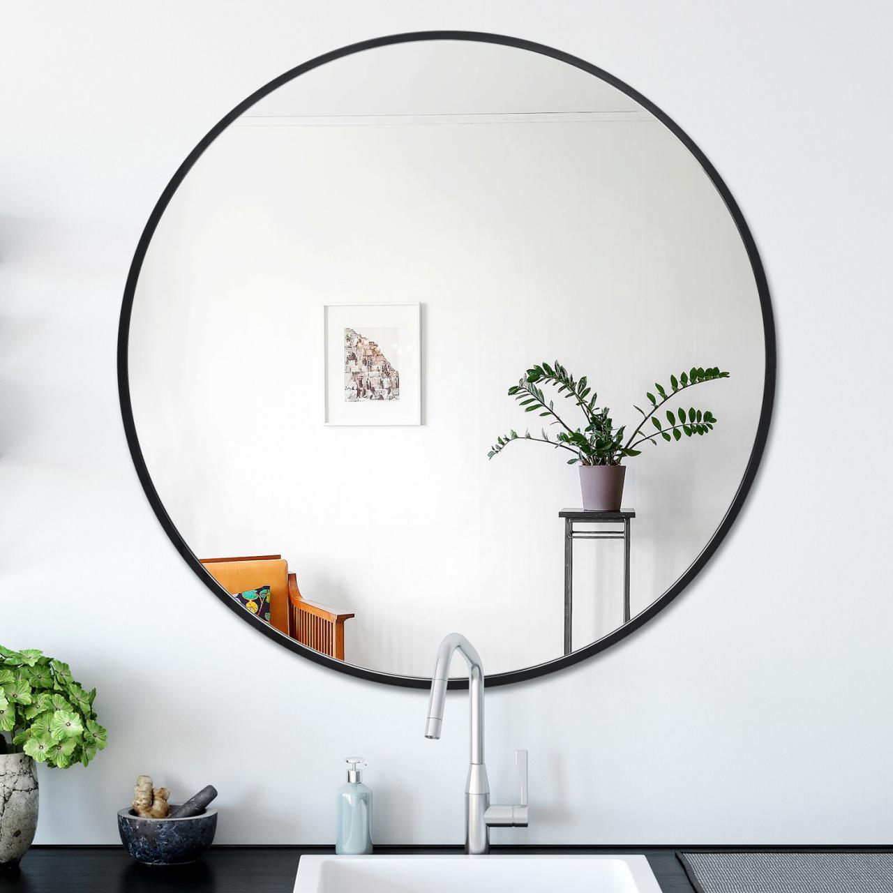 30 Inch Round Bathroom Mirror
