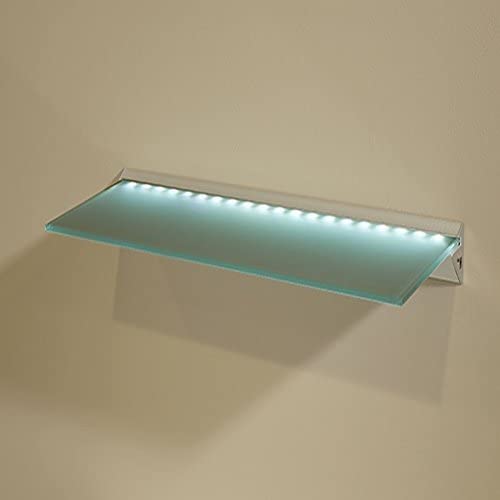 Bathroom Glass Shelf Led