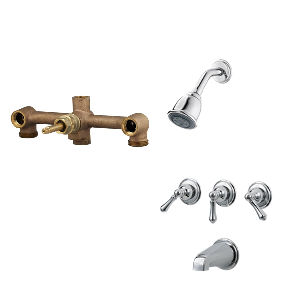 3 Handle Bathroom Faucet