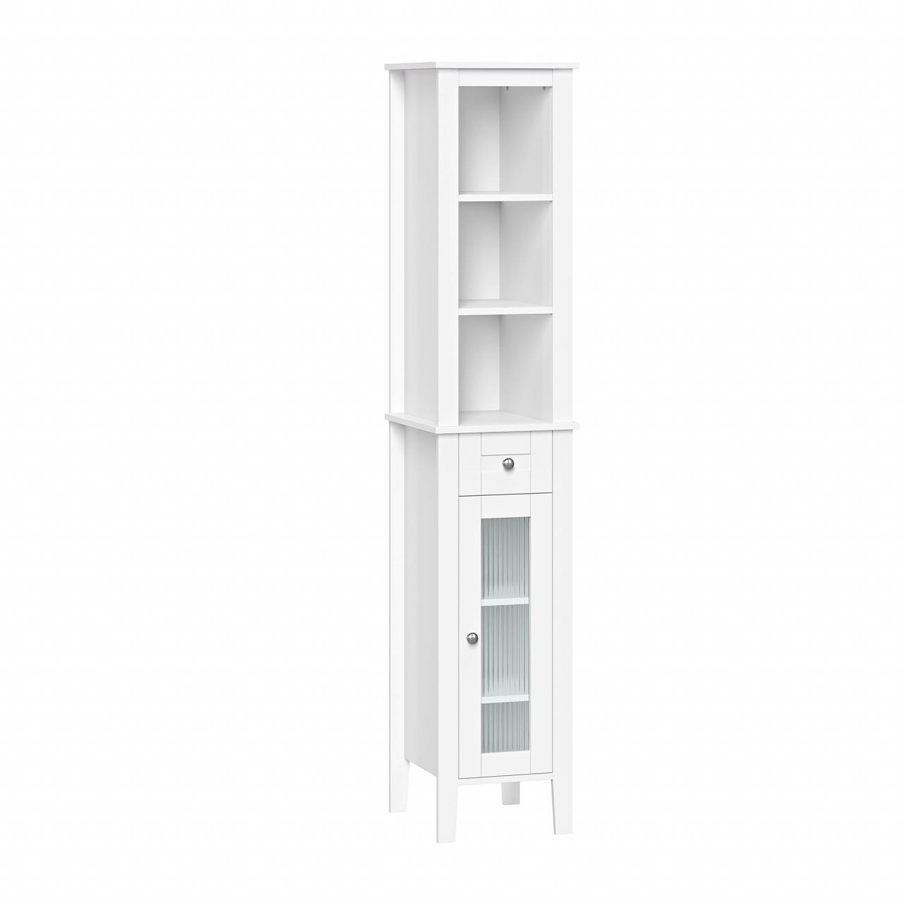 Bathroom Tall Boy Shelf Unit