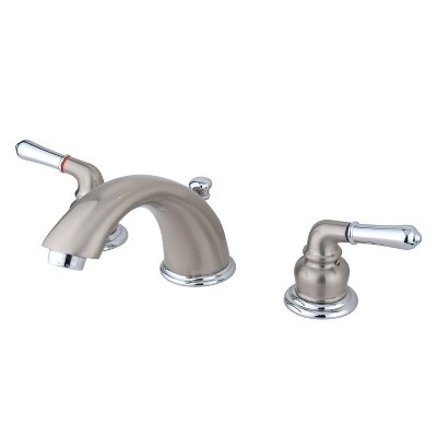 Chrome And Brushed Nickel Bathroom Faucet