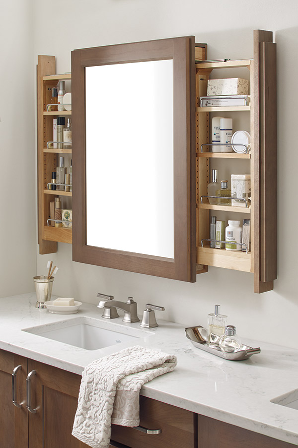 Long Bathroom Mirror Cabinet