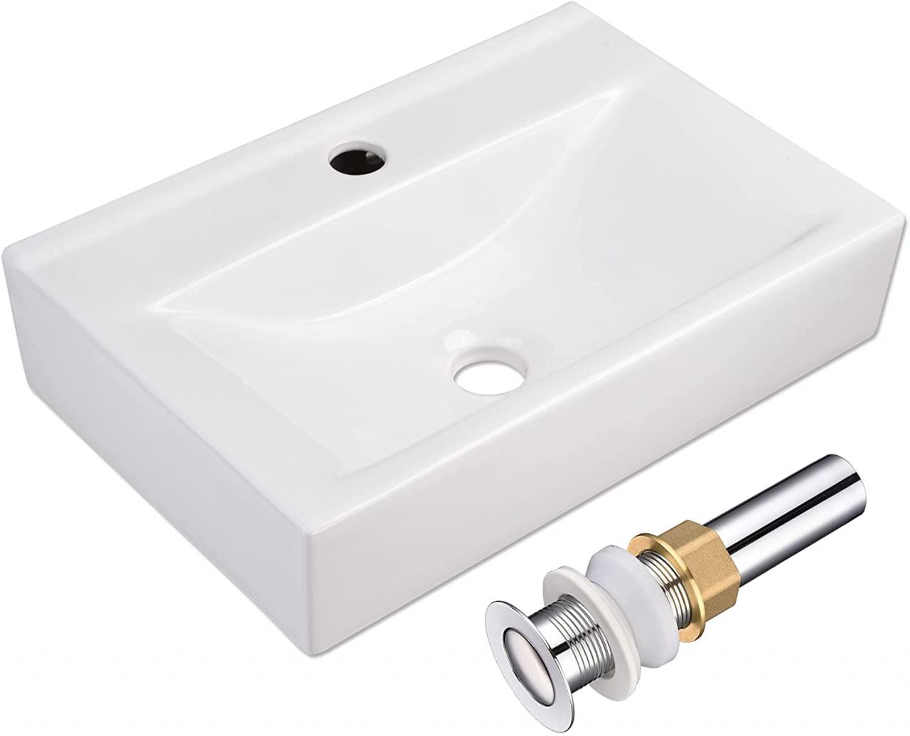 Small Top Mount Bathroom Sink