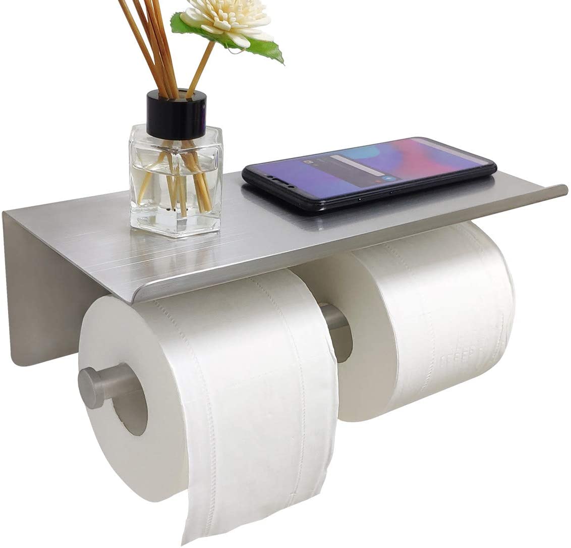 Bathroom Shelf and Toilet Roll Holder