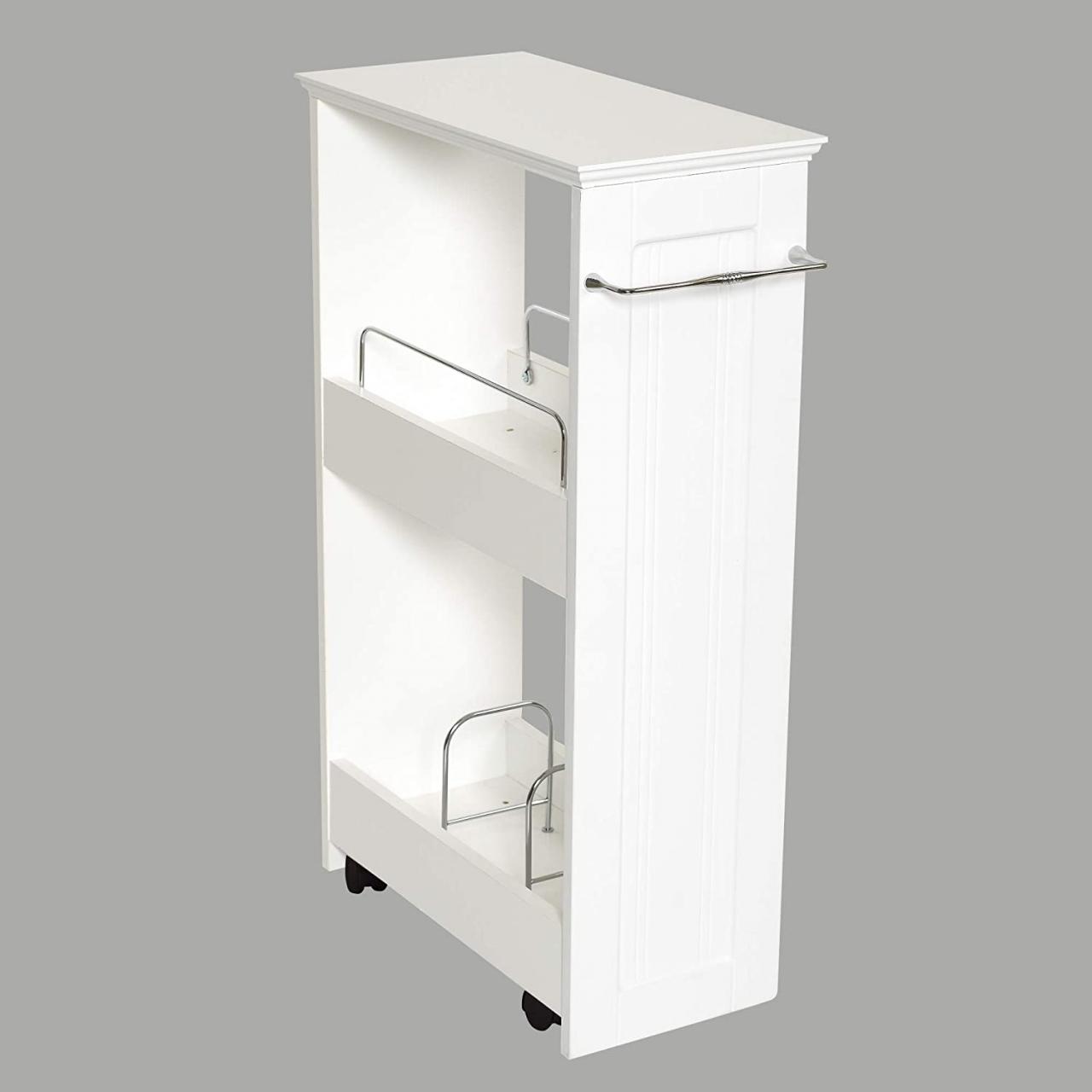 Slim Bathroom Shelf Unit