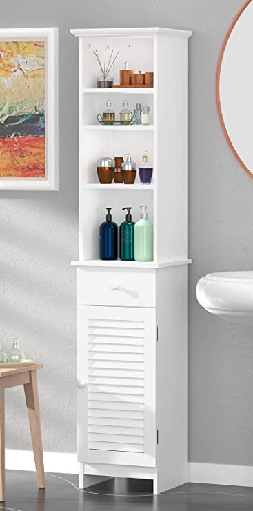 Narrow Freestanding Bathroom Storage
