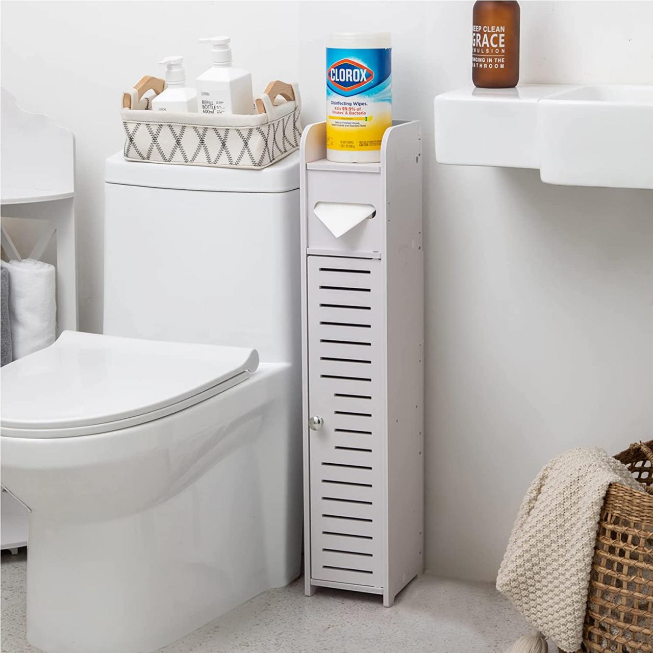 Corner Bathroom Storage Shelves