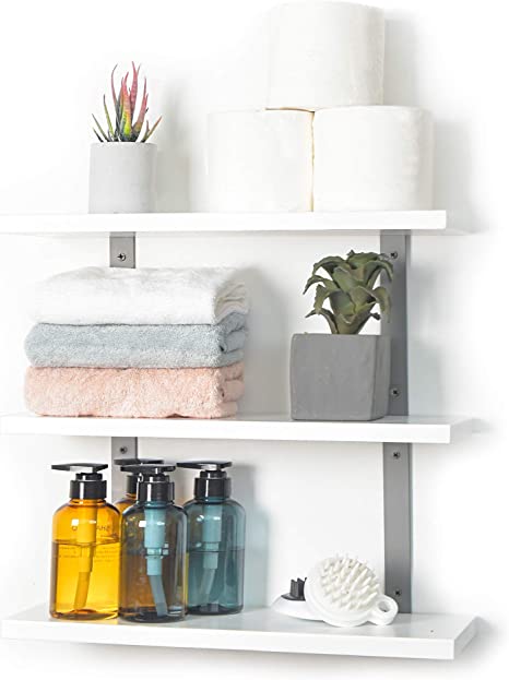 Floating Shelf for Bathroom White