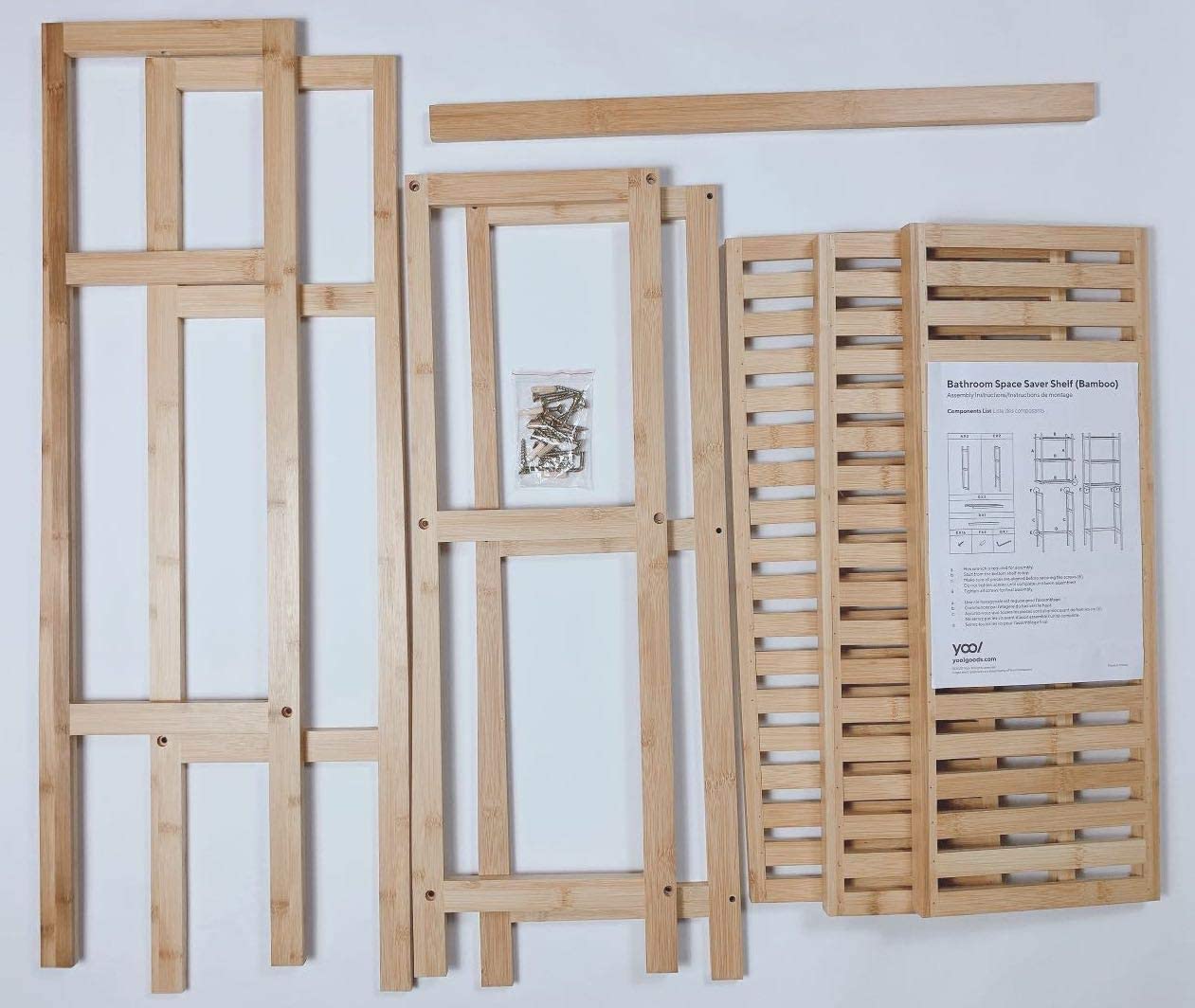 Best Living 3-shelf Bamboo Over-the-toilet Space Saver