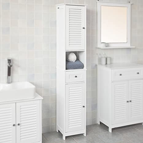 Tall Bathroom Shelf Unit
