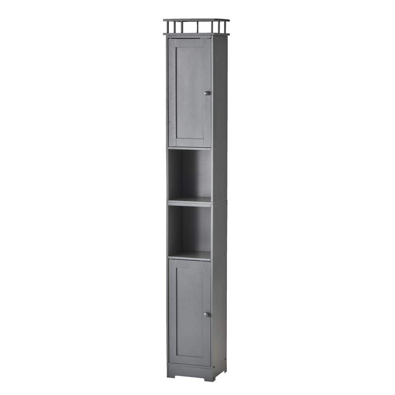 Slimline Space Saving Bathroom Storage Cupboard