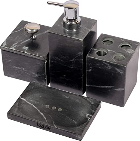 Black Stone Bathroom Accessories