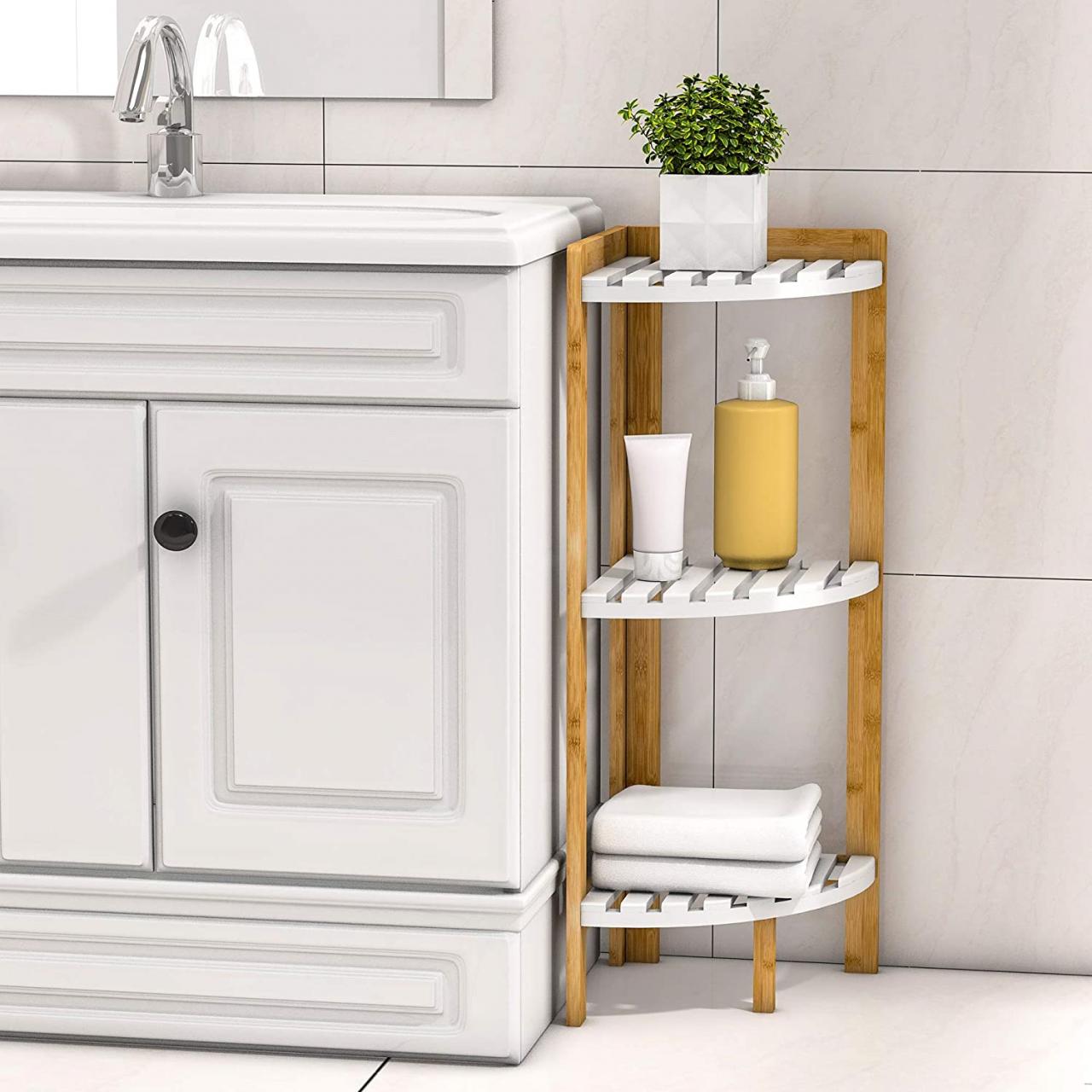 Bathroom Corner Shelf Tier