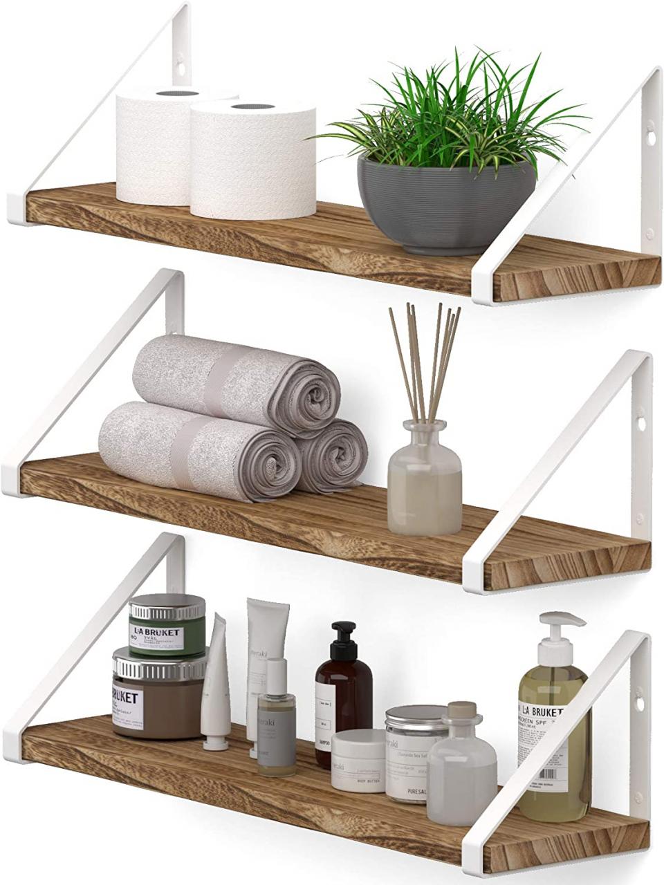 Bathroom Shelves with Brackets