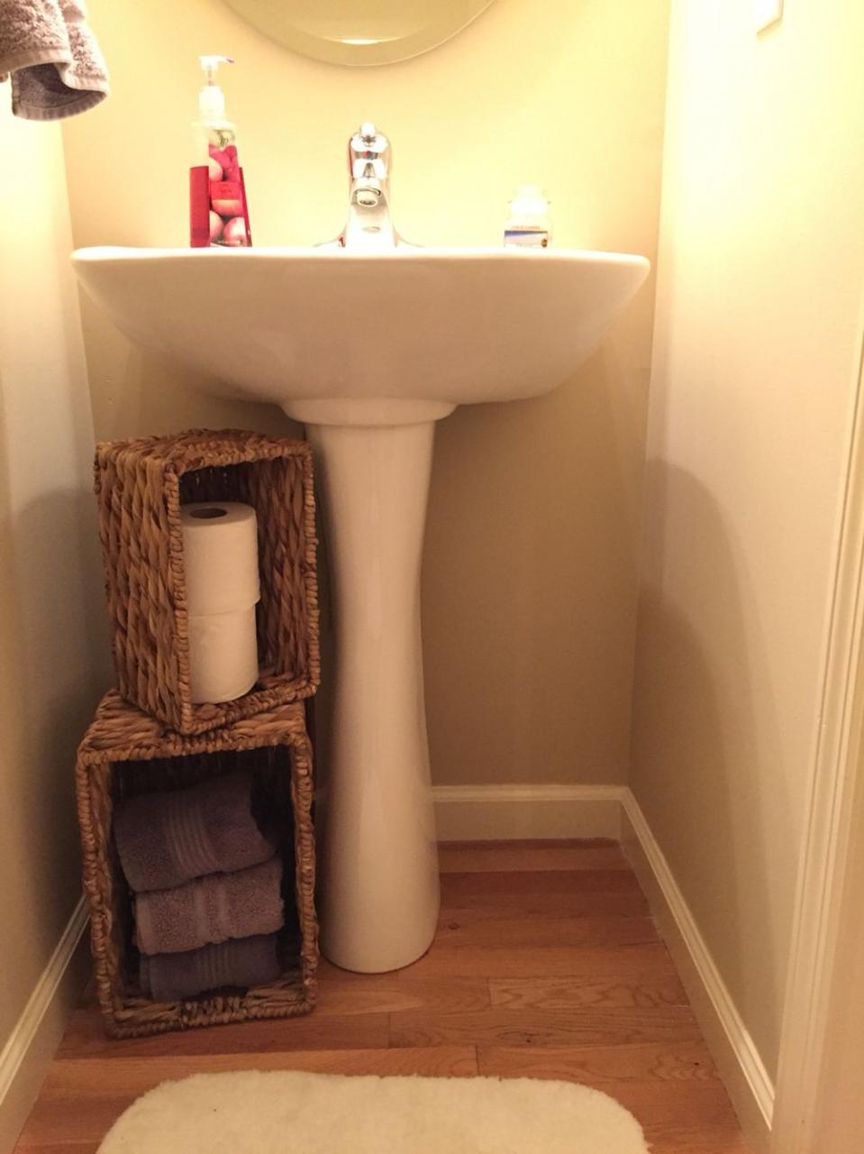 Bathroom Sink Pipe Cover