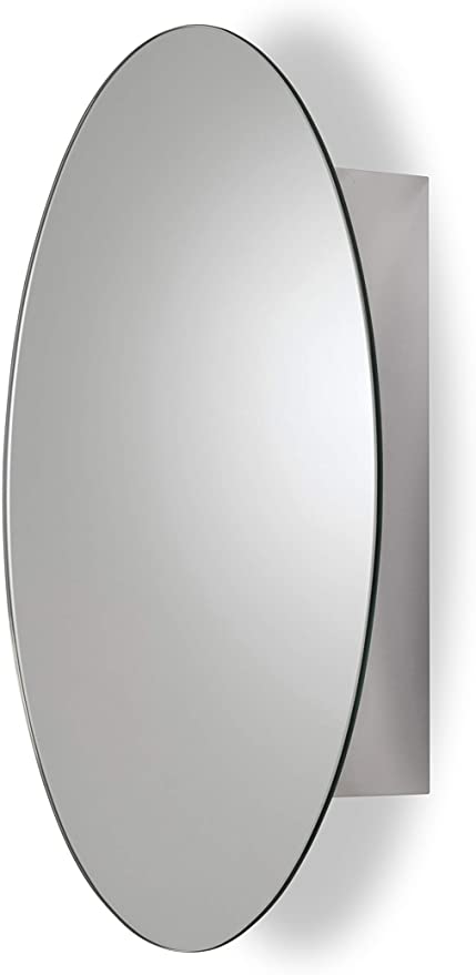 Oval Bathroom Mirror Medicine Cabinet