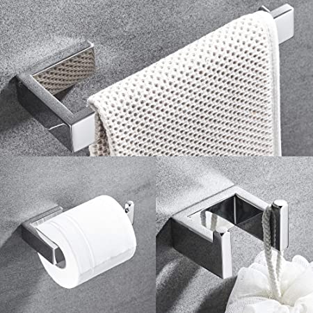 Bathroom Accessories Chrome Square